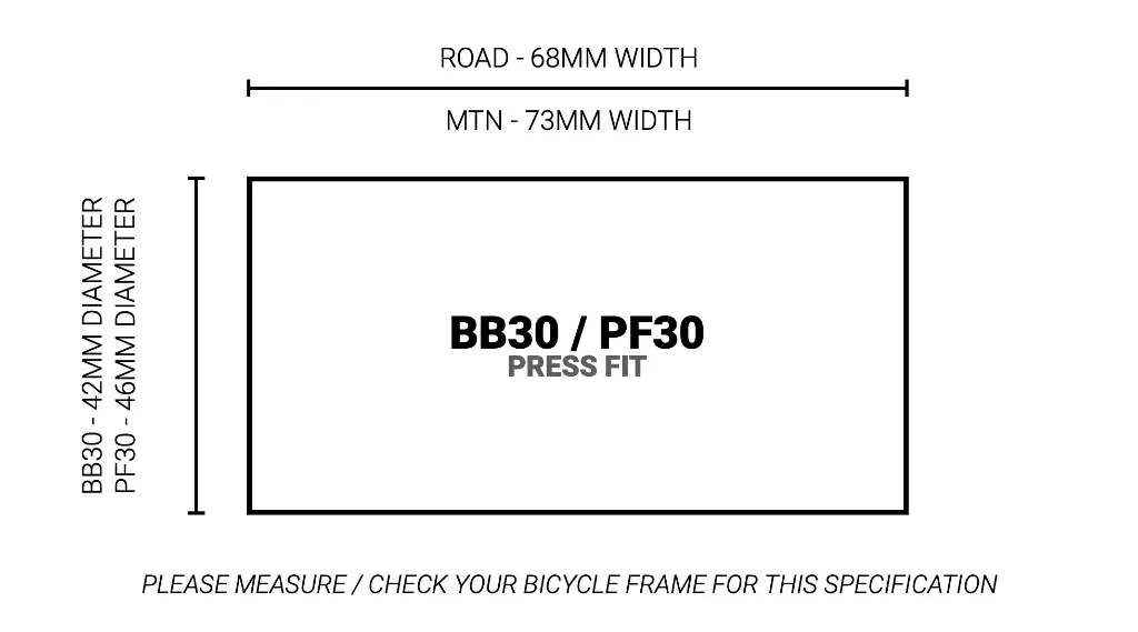 TAZA DE CENTRO PRAXIS M30 - BB30/PF30 68MM RUTA