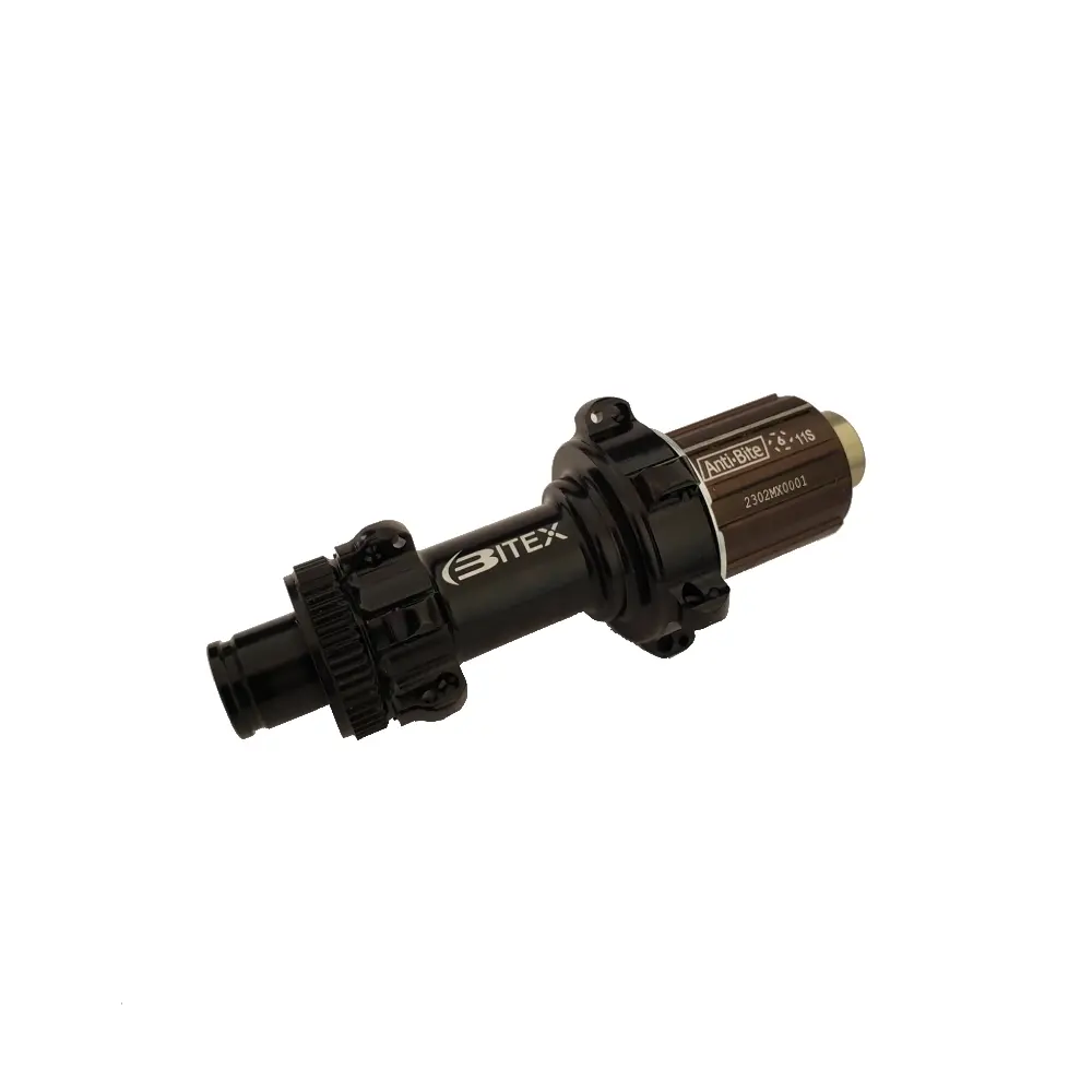 MAZA TRASERA RUTA/GRAVEL BITEX ´25 BX315R DISC CENTERLOCK 12x142 MM NEGRA 24H "Straight Pull"