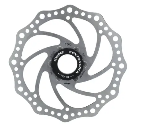 DISCO ROTOR ACERO INOXIDABLE ø160mm CENTER-LOCK 1.8mm ESPESOR (INCLUYE LOCK RING)