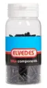 500 TERMINALES "END CAPS" ø2,3mm diámetro ALUMINIO NEGRO