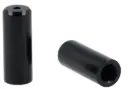 50 FERULAS "END CAPS" ø3.3mm DIAMETRO INTERIOR (ø4.05mm DIAMETRO EXTERIOR) x12mm ALUMINIO NEGRO