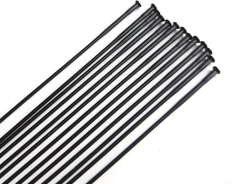 RAYO SAPIM LEADER "Straight Pull" NEGRO 310MM SIN ROSCA