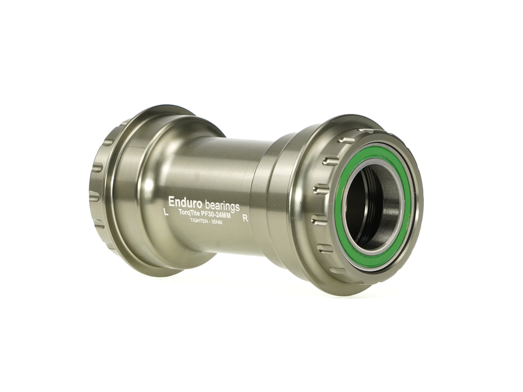 BKSR-0112 BB TORQTITE DE ACERO INOXIDABLE CON BALEROS RADIALES PARA CUADROS PF30 Y BIELAS SHIMANO DE 24 MM.