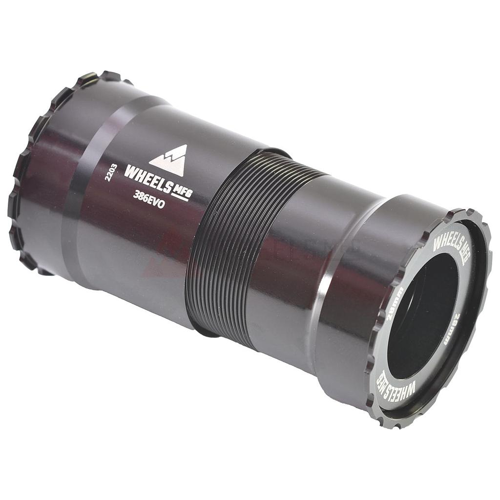 TAZAS CENTRO NEGRA 386EVO ABEC-3 BB PARA M30 28/30mm (COMPATIBLE PRAXIS)