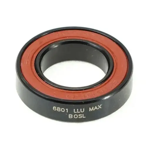 F6801 LLU MAX BO - BALERO DE SUSPENSIÓN RADIAL CON BRIDA, DISEÑO MAX, TRATADO CON BLACK OXIDE - 12 MM X 21/23 MM X 5 MM