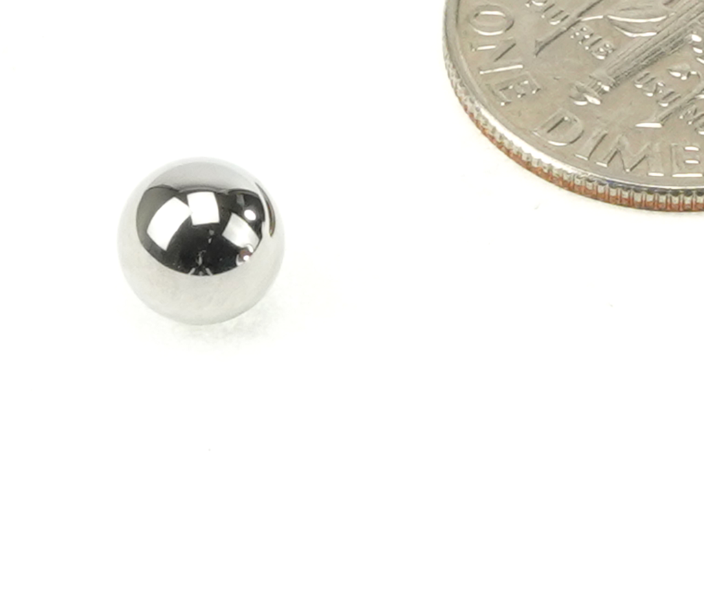 BK-5055 - BALAS DE ACERO DE GRADO 5 DE 1/4 (0,25) - 50 UNIDADES