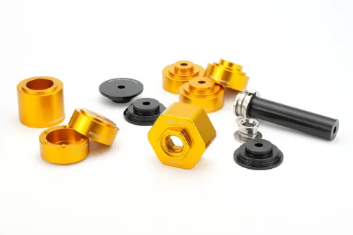 [EB-BRT-040] BRT-040 - KIT DE HERRAMIENTAS PARA LA EXTRACCIÓN E INSTALACIÓN DE BALEROS DE PEDALIER Y DE BUJE. PARA USAR CON LAS PRENSAS DE BALEROS BRT-060 Y BRT-050.