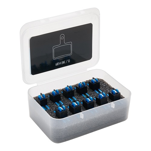 [EV-6854-BOX] CAJA BALATA ELVEDES ORGANICA (10 Pares) (B01S) SHIMANO BR-M375 M415-M495 M515 M525 M575 C501