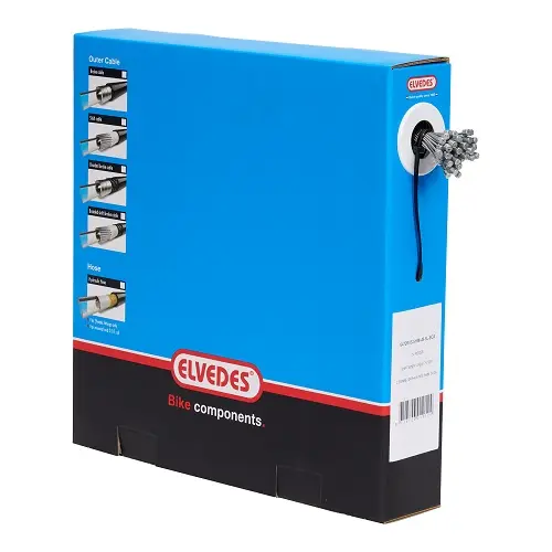 [EV-6472RVS-49-SLICK-BOX] 50 CABLES DE ACERO INOXIDABLE SUPER FLEXIBLE, PARA DROPPER POST, 1.1mm DIAMETRO X 2.25 Metros DE LONGITUD