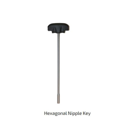 [SP-NIP-DR/HEX] LLAVE "T" PARA NIPLES HEXAGONALES