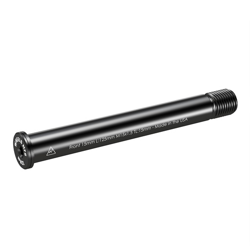 [WM-FTA-15-125-1.5] WHEELSMFG EJE DELANTERO 15 X 125 ROSCA 1.5x 15 mm
