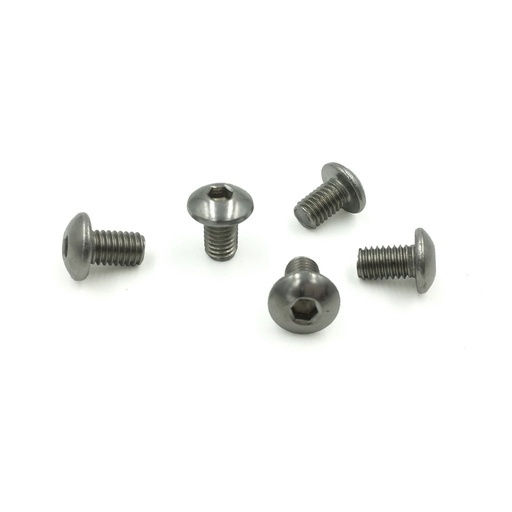 [WT-CAMO-SILBOLT] WOLFTOOTH JGO. 5 TORNILLOS CAMO P/PLATO PLATEADO
