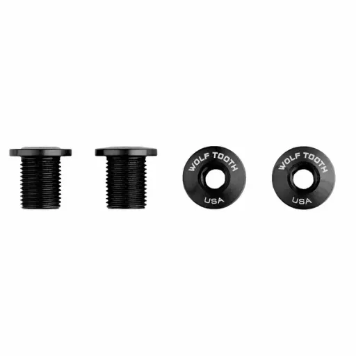 [WT-4CB10BLK] WOLFTOOTH JGO. DE 4 TORNILLOS ROSCA M8 (L=10MM) NEGRO