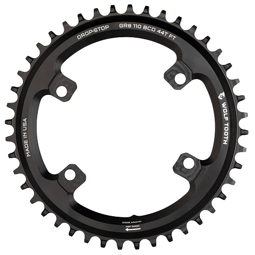 [WT-SH11040-GR] WOLFTOOTH MONOPLATO BCD110X40T NEGRO SHIMANO GRX