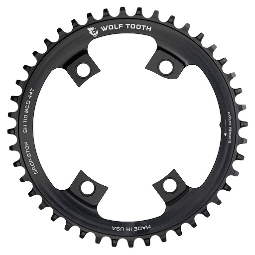 [WT-SH11050] WOLFTOOTH MONOPLATO BCD110X50T NEGRO SHIMANO RUTA